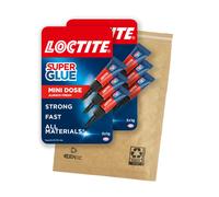 Universal, Strong All Purpose Adhesive for Repairs, Clear Glue for Various Materials, Easy to Use Instant Super Glue, Convenient Travel Size 3 x 1g x