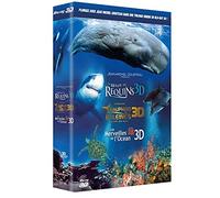 UNIVERSAL STUDIO CANAL VIDEO GIE Le Monde des requins 3D + Le monde des dauphins et des baleines, nomades des mers 3D + Les merveilles de l'Océan 3D [Coffret Blu-Ray 3D active]