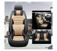 Universal Style 3D Car Seat Cover For Hyundai For Tucson For Santa FE I30 I40 For Veloster Interior Accessories Seat Cushions(Black beige,Luxury)