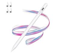 Universal Stylus Pens for Touch Screens POM Tip Magnetic iPad Pencil Rechargeable Tablet Pencil Active Stylus Pen for iPad/Pro/Air/Mini/iPhone/Samsung/iOS/Android and Other Smartphone Devices