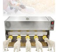 Universal Suckling Machine for Lambs, Stainless Steel Constant Temperature Feeder with Sound Simulation