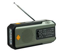 Universal Survival Emergency Hub by Highlander - Powerbank, Torch, Hand Crank & Solar Emergency Radio, USB-C Rechargeable, SOS Alarm for Camping Gear for Outdoors, Hiking & Emergency Preparedness