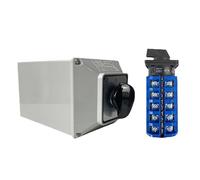 Universal switch LW26-63/5M with shell waterproof protection dual power switch 3 gears 5 drinking contacts 63A