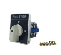 Universal switch YM68 current switch 3 sections silver contact 20A panel control AMMETER
