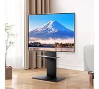 Universal Swivel Floor for 32 to 70 Inch TVs, Height Adjustable with Mount, Tall Space Saving for Corner and Bedroom