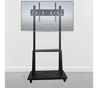Universal Swivel Table Top TV Stand Stainless Steel TV Floor Stand Tall for 12 27 Inches TVs Black Small TV Floor Stand s Up to 20KG