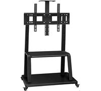Universal Swivel Table Top TV Stand Stainless Steel TV Floor Stand Tall for 12 27 Inches TVs Black Small TV Floor Stand s Up to 20KG