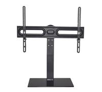 Universal Swivel TV Stand, Metal Height Adjustable TV Base for 32-70 Inch TVs, Space Saving Vertical Design with 360° Rotation, Sturdy Iron Bracket for Home and Office