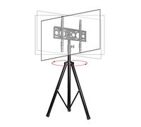 Universal Swivel TV Standfor TVs, Tabletop TV Stand Portable Tripod Height Adjustable For 32-55 inch TVs Max 45kg