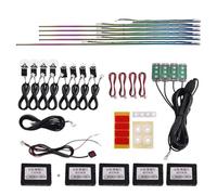 Universal Symphony Car Ambient Lights RGB Car Interior Acrylic Light Rainbow Light Atmosphere Car Decoration