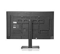 Universal Table Top, Height Adjustable TV Base Stand with Tempered Glass & Wire Management, for 32-70 Inch TVs Beautiful Scenery