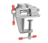 Universal Table Vise, Mini Home Vise Clamp on with Adjustable Jaw Opening Portable Bench Clamp Bench Vise for Woodworking, Metalworking DIY Repair Tools