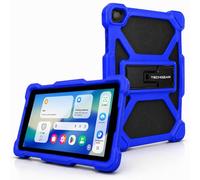 Universal Tablet Case 7.9-8.7 Inch - Rugged Shockproof Bumper Cover with Stand, Adjustable Fit for Lenovo Tab M8 M9, Redmi Pad 8.7, Honor Pad, Android Tablets, Ideal for School & Work (Blue)