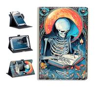 Universal Tablet Case Tablet Cover 360-Degree Rotation Viewing Stand Folio PU Leather Covers for All Kinds of 10.5-11.5Inch Android/iOS/Windows Tablets Cases,The Reaper Art Print