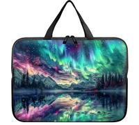 Universal Tablet Laptop Sleeve Case 10 inch, Aurora Landscape Slim Carrying Case Durable Handbag Travel Laptop Bag for 7 to 10-inch Laptops/Notebook/Kids Tablet/ipad/eBook Readers