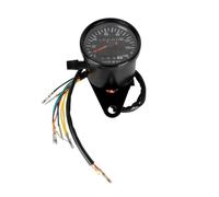 Universal Tachometer 0-140 KMH 12V Motorcycle Tachometer Odometer Tachometer Instrument Cluster Gauge Turn Signal Light Oil Indicator Accessories