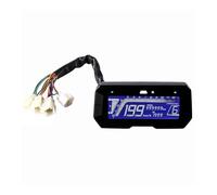 Universal Tachometer 12000RPM 6 Gear Universal Motorcycle Digital Tachometer Backlight Motorcycle Odometer For 1, 2,4 Cylinders Meter