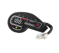 Universal Tachometer 12V Universal Motorcycle Digital Tachometer Outboard 12000rpm LCD Dashboard With Turn Signal Light EFL Failure Alarm