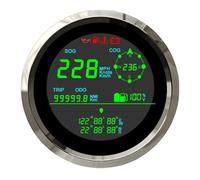 Universal Tachometer A 85MM GPS Tachometer Tachometer Gauge Trip ODO COG Fuel Level Voltmeter RPM Turn Signal Boat Marine Motorcycle Car 12V/24V