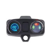 Universal Tachometer Digital Odometer Dashboard Universal Tachometer Motorcycle Instrument Most MotorBike Panel Fuel Level Meter 7 Color 12V
