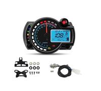 Universal Tachometer Motorcycle Tachometer Digital Motorcycle Odometer Speed Gauge Meter Adjustable MAX 299KM/H 7Colors Moto Dashboard