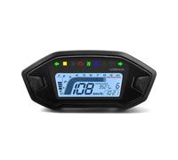 Universal Tachometer Universal 10000RPM Motorcycle Digital Tachometer Odometer Motor Dashboard 7 Colors Display Instrumentation Panel