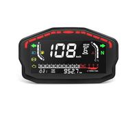 Universal Tachometer Universal Digital Motorcycle Dash Panel Dashboard 0~14000r/min Tachometer Odometer Tachometer For 1,2,4 Cylinder Most Motor