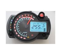 Universal Tachometer Universal Digital Motorcycle Odometer Tachometer Meter Instrument Adjustable MAX 299KM/H 7colors Dashboard