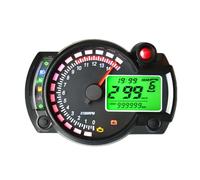 Universal Tachometer Universal Digital Motorcycle RX2N Odometer Tachometer Meter Instrument Adjustable MAX 299KM/H 7colors Dashboard