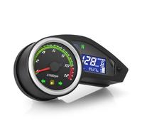 Universal Tachometer Universal Motorcycle Tachometer Motorcycle Digital Dash Universal With 12000RPM Taachometer Odometer Fuel