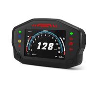 Universal Tachometer Universal Motorcycle Tachometer Odometer Digital Motor Instrument Panel With Oil Level Mileage Dashboard For 2/4 Cylinder
