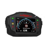 Universal Tachometer Universal Motorcycle Tachometer Odometer Digital Motor Instrument Panel With Oil Level Mileage Dashboard For 2/4 Cylinder