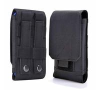 Universal Tactical Molle Holster Army Mobile Phone Belt Pouch edc Security Pack Carry Accessory Kit Waist Bag Case Compatible iPhone 13 PRO X XS Max XR 7 8 6/6s Plus Galaxy S10 S9 S8 Plus