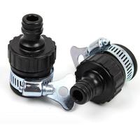 Universal Tap Connector Adapter Hose Pipe Quick Joint Water Hose Pipe Tap Faucet Connector Adapter Connect Garden Lawn Water Tube Washing Machine Faucet Kitchen Cars Cleaning Use