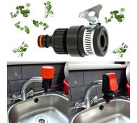 Universal Tap Connector Adapter Kitchen Tap Mixer Clamp Garden Hose Pipe Fitting Type 3