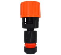 Universal Tap to Hose Connector UK Set with ABS Garden Hose Pipe Connector - Hozelock and Gardena Compatible - Easy to Fit - Fits 1/2" - 5/8" Pipe - Watertight Leak Proof Seal (Type 2)