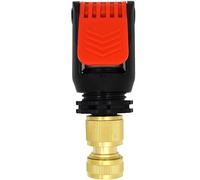 Universal Tap to Hose Connector UK Set with Brass Garden Hose Pipe Connector - Hozelock and Gardena Compatible - Easy to Fit - Fits 1/2" - 5/8" Pipe - Watertight Leak Proof Seal (Type 1)