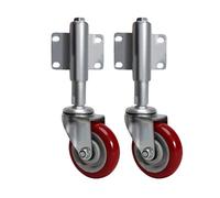 Universal Telescopic Pulley Heavy Duty Spring Dampers for Sliding Gate 4 Inch Steel Wheel Rollers Durable Guide Wheels for Smooth Operation (Color: Universal Wheel)