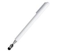 Universal Telescopic Stylus Pen for Touch Screens,Retractable Pointer Stick & Stylus with Special Flocking Tip,Extendable High Precision & Soft, Stylus Pen for Touch Screens (White)