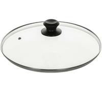 Universal Tempered Glass Lid Replacement Cover for Frying Pans, Saucepans, Pots, Skillets, and Casseroles - Vented Lid, Heatproof Knob with Screws (38cm)