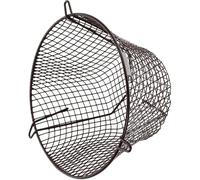SPARES2GO Universal K3 Plastic Coated Terminal Guard Round Boiler Flue Cage (11'' / 280mm) Brown