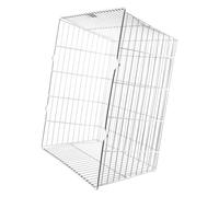 SPARES2GO Universal Zinc Coated Terminal Guard Square Boiler Flue Cage (14'' x 14'' x 8'')