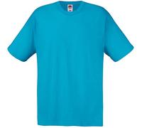 Universal Textiles Men's Casual Short Sleeve T-Shirt Cyan L
