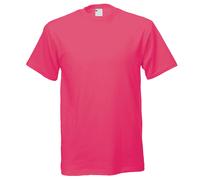 Universal Textiles Men's Short Sleeve Casual T-Shirt in Pink | Size: Large Universal Textiles Pink L