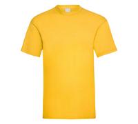 Universal Textiles Men's Value Short Sleeve Casual T-Shirt in Gold | Size: Medium Universal Textiles Gold M