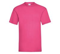 Universal Textiles Men's Value Short Sleeve Casual T-Shirt in Pink | Size: 2XL Universal Textiles Pink 2XL