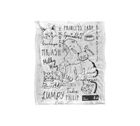 Universal The Office Blanket, 152 x 127 cm Angela Cats Super Soft Throw Blanket Universal Multicolor 152 x 127 cm