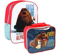 Universal® The Secret Life of Pets Official Kids Children School Travel Rucksack Backpack Bag and Lunch Bag Set