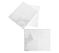 Universal Three Hole Banknote Collecting Book Pages PVC Sleeves