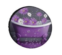 Universal Tire Cover for Tub and Daisy Tires Waterproof Wheel Protector for SUV Truck RV Dust Snow Sun Protection 24 Inch